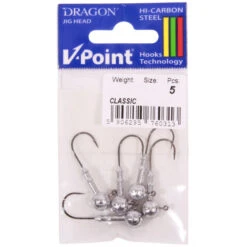 Dragon V-Point Jighead 17,5 Gr 4/0 Hooks 5 St. P. Blister -Visser Xpert Verkoopwinkel 1319219db879145f