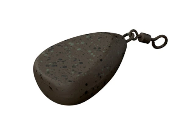 Fox Camotex Swivel Flat Pear 85gr / 3.0oz Lood 3 Fox Camotex Swivel Flat Pear 85gr / 3.0oz Lood