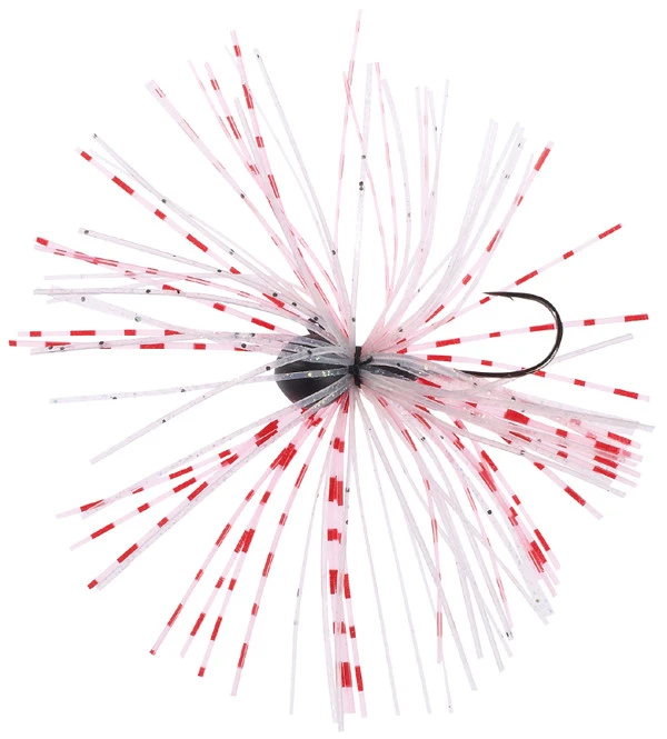Balzer Shirasu Micro Skirt Jig Red/White 7 Gram 3 Balzer Shirasu Micro Skirt Jig Red/White 7 Gram