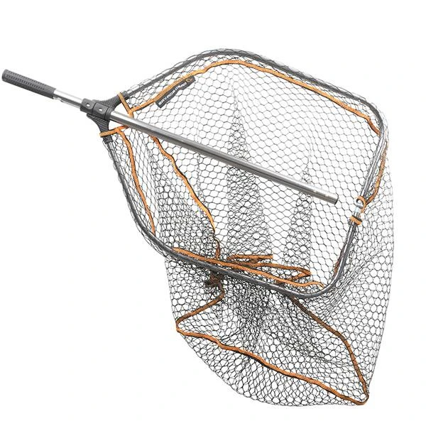 Savage Gear Pro Tele Folding Rubber Large Mesh Landing Net L (65x50cm) 4 Savage Gear Pro Tele Folding Rubber Large Mesh Landing Net L (65x50cm) - Afbeelding 2