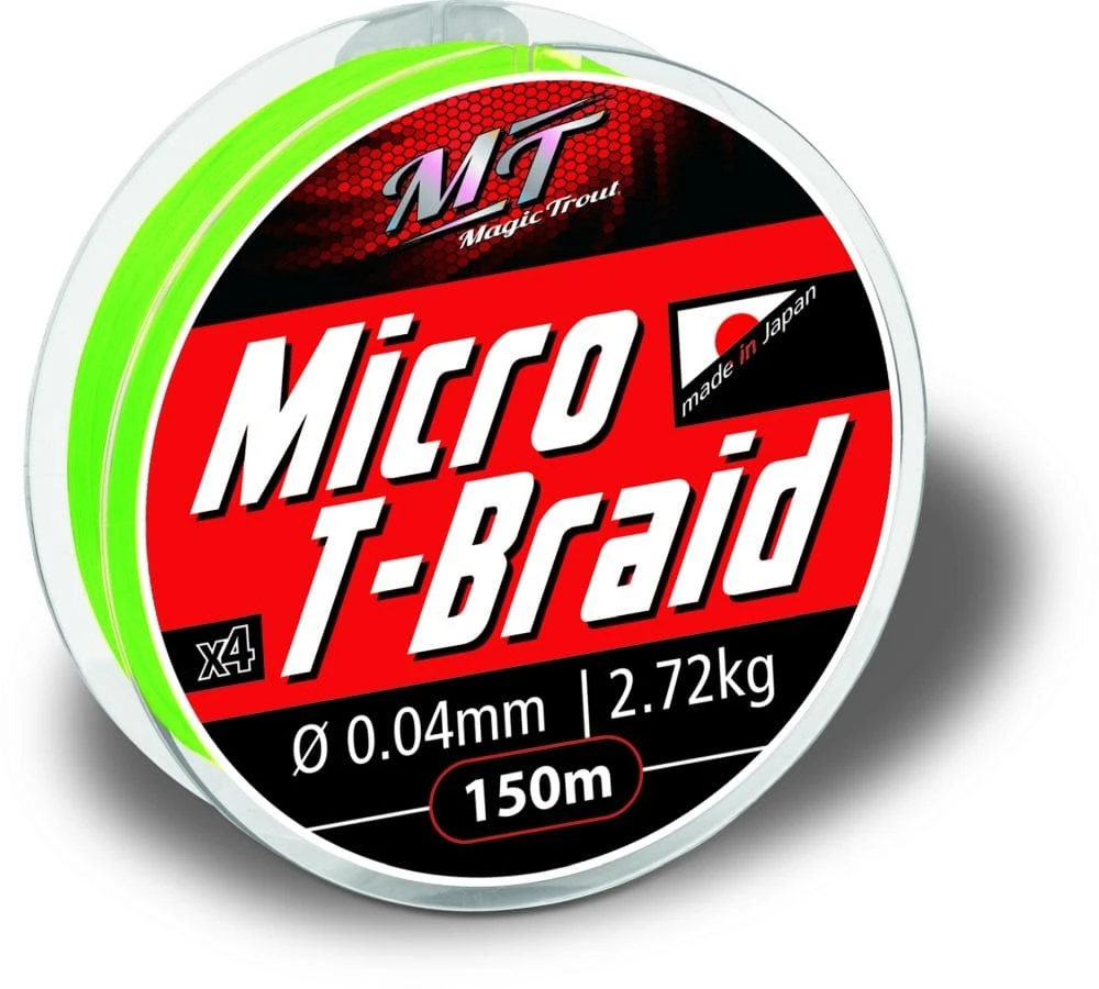 Magic Trout Micro T-Braid Gevlochten Lijn 150m 0,12mm 3 Magic Trout Micro T-Braid Gevlochten Lijn 150m 0,12mm