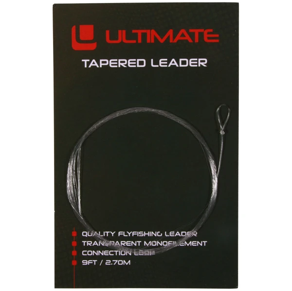 Ultimate Tapered Leader 6X With Loop 9ft / 2.70m 3 Ultimate Tapered Leader 6X With Loop 9ft / 2.70m