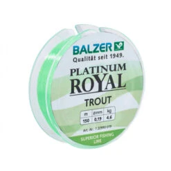 Balzer Platinum Royal Trout Chartyreuse 150m 0,22mm