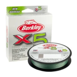 Berkley X5 Braid Low-Vis Green 300m 0,17mm 17,0kg