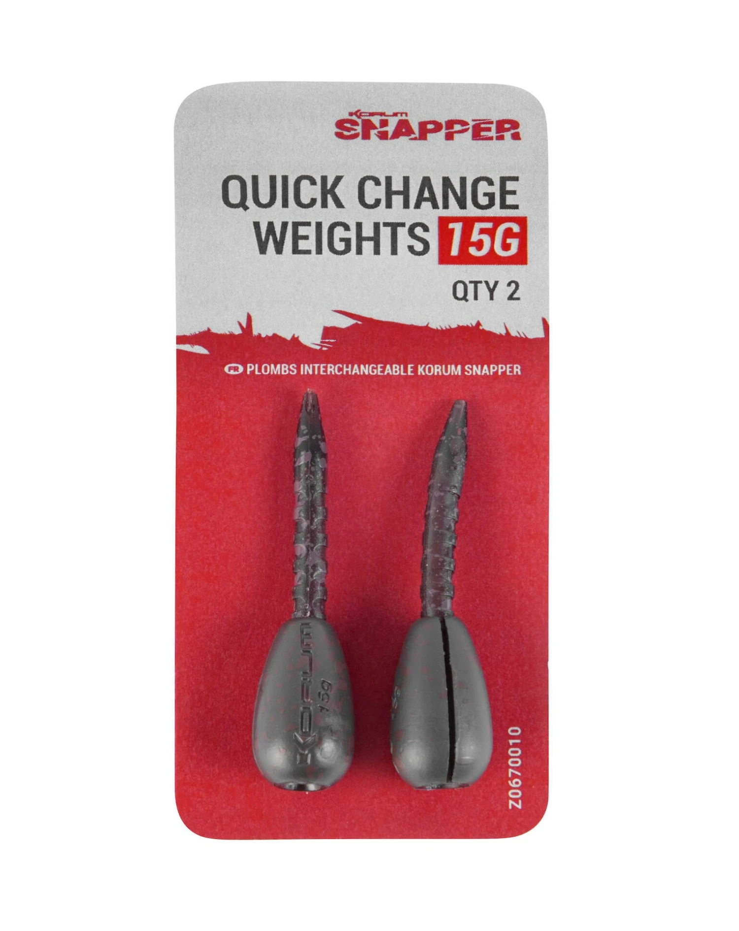 Korum Snapper Quick Change Weights 20gr (2pcs) 4 Korum Snapper Quick Change Weights 20gr (2pcs) - Afbeelding 2
