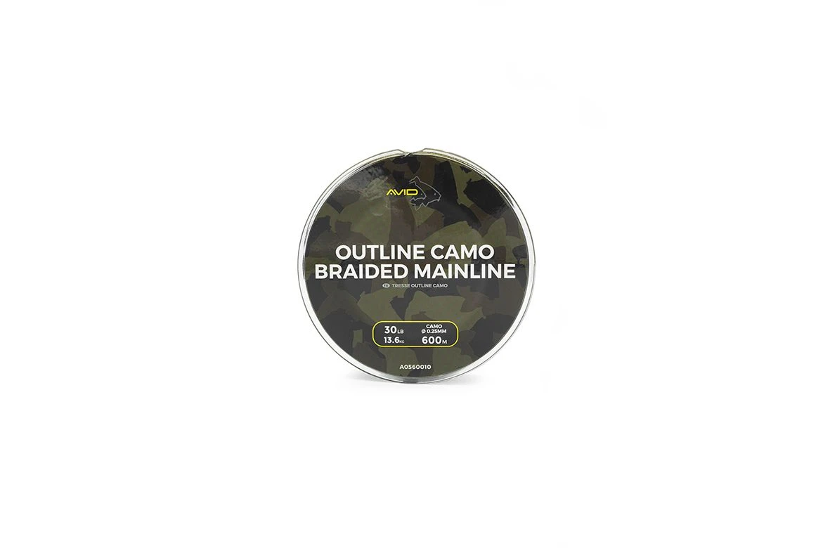 Avid Carp Outline Camo Braided Mainline 0,25mm 600m 5 Avid Carp Outline Camo Braided Mainline 0,25mm 600m - Afbeelding 3