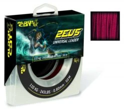 Black Cat Zeus Universal Leader 0,8mm 110kg Red 50m