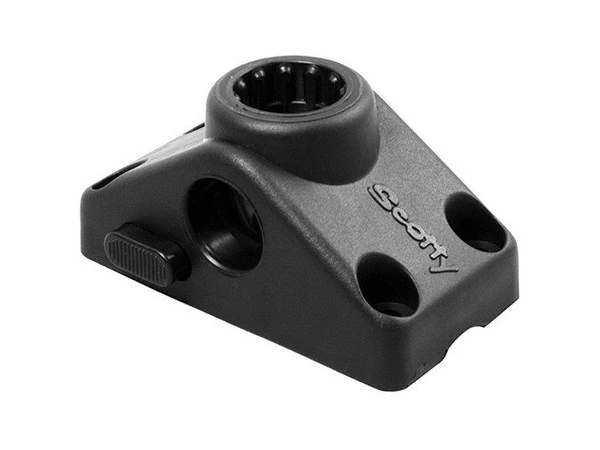Scotty Side/Deck Mounting Bracket, Locking, Black 3 Scotty Side/Deck Mounting Bracket, Locking, Black