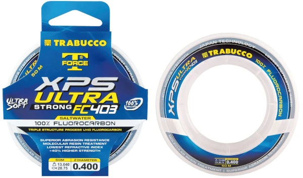 Trabucco XPS Ultra Strong FC403 Saltwater Fluorocarbon 0,33mm 10,1kg 3 Trabucco XPS Ultra Strong FC403 Saltwater Fluorocarbon 0,33mm 10,1kg