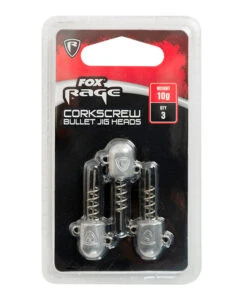Fox Rage Corkscrew Bullet Jig Heads 15g X 3pc -Visser Xpert Verkoopwinkel ca134b65e640fd31
