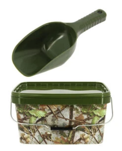 NGT Camo Bucket + Baiting Spoon -Visser Xpert Verkoopwinkel ca77420e6a365bda