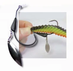 Behr Trendex Tungsten Jighead With Spinner Blade, 8g 2pcs