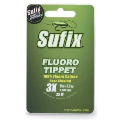 Sufix Fluoro Tippet Clear 25m 2X 0,245mm 3,6kg