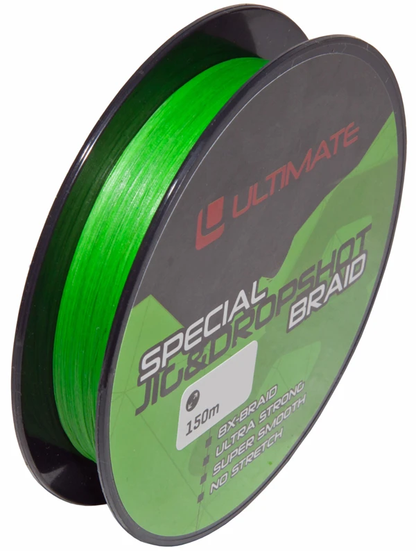 Ultimate Special Jig & Dropshot Braid Fluo Green 0,10mm 5kg 150m 3 Ultimate Special Jig & Dropshot Braid Fluo Green 0,10mm 5kg 150m