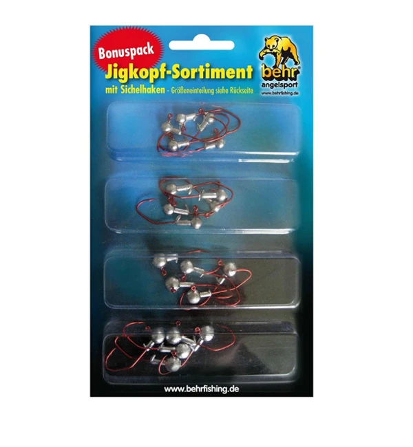 20 Stuks Behr Jigheads Haakmaat 1/0 7 20 Stuks Behr Jigheads Haakmaat 1/0 - Afbeelding 5
