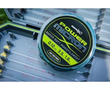 Matrix Power Micron X Monofilament (100m) 0.12mm - 3.5lb 3 Matrix Power Micron X Monofilament (100m) 0.12mm - 3.5lb