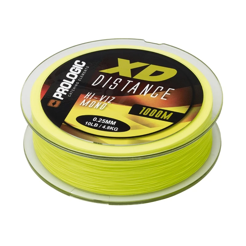 Prologic Xd Distance Mono 0.30mm/6.60kg 1000m Hi-Viz Yellow 4 Prologic Xd Distance Mono 0.30mm/6.60kg 1000m Hi-Viz Yellow - Afbeelding 2